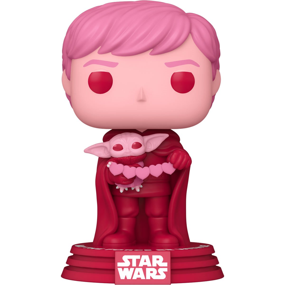 Luke Skywalker with Grogu (Valentines) - Funko Pop!