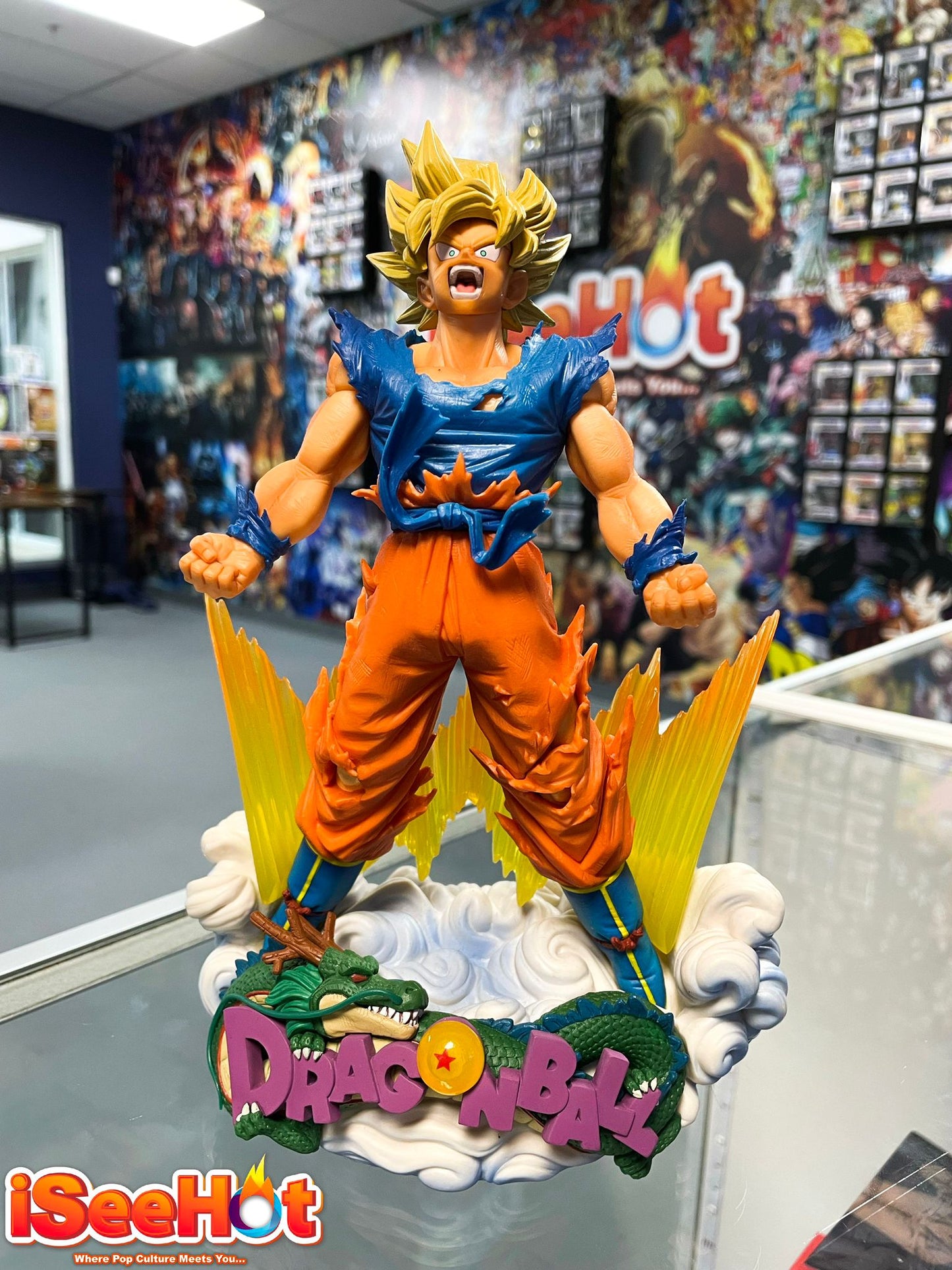 Dragon Ball Z: Super Saiyan Goku (Brush Ver Super Master Stars Diorama Statue)