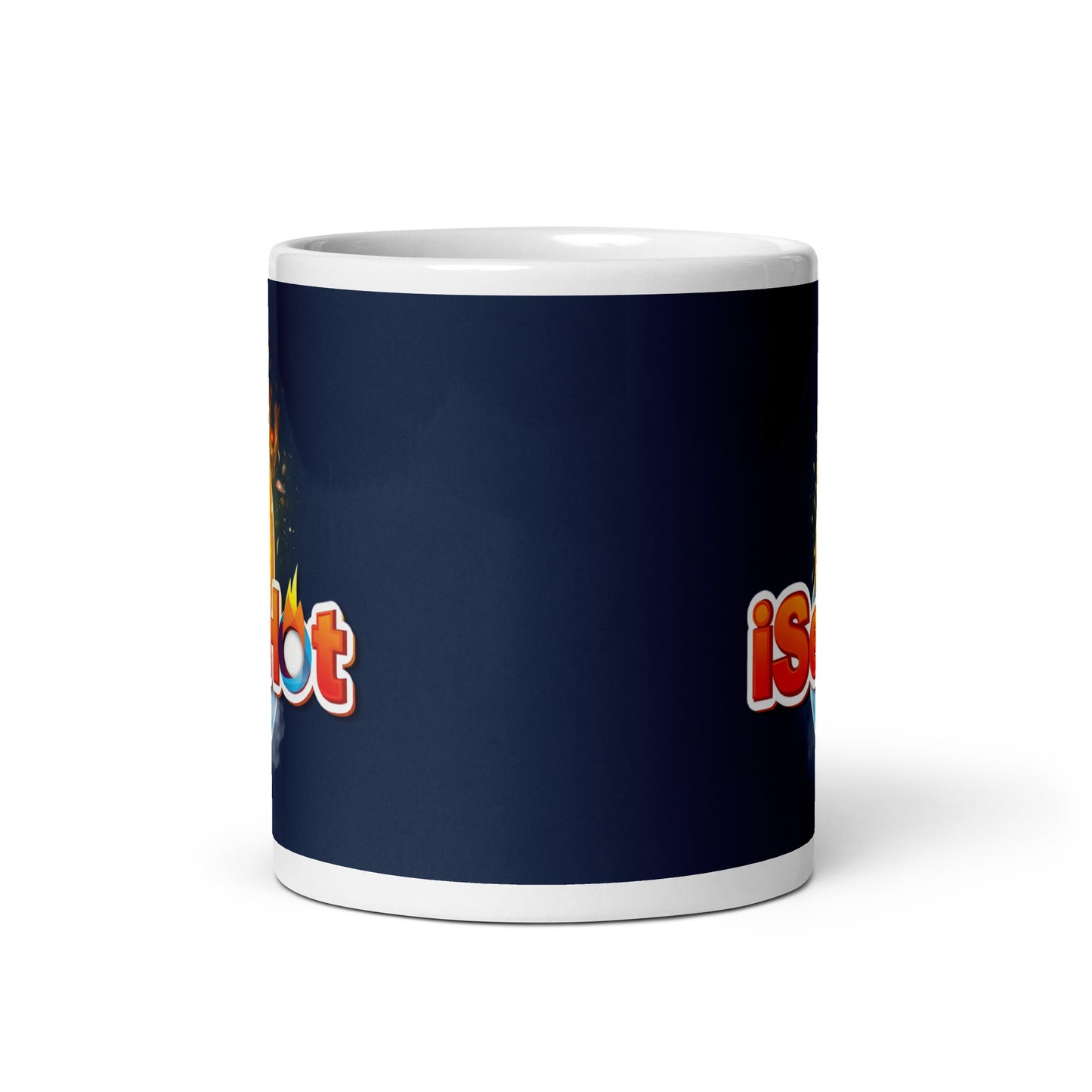 iSeeHot White-Navy Mug