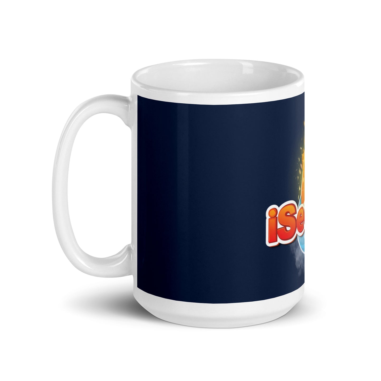 iSeeHot White-Navy Mug