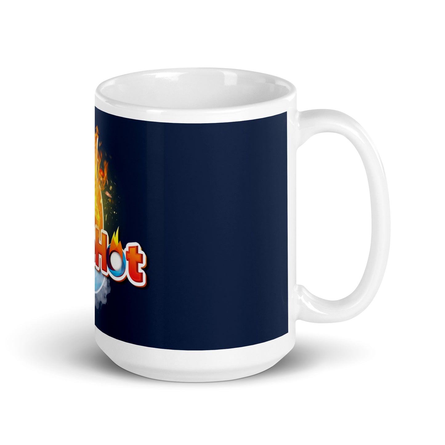 iSeeHot White-Navy Mug